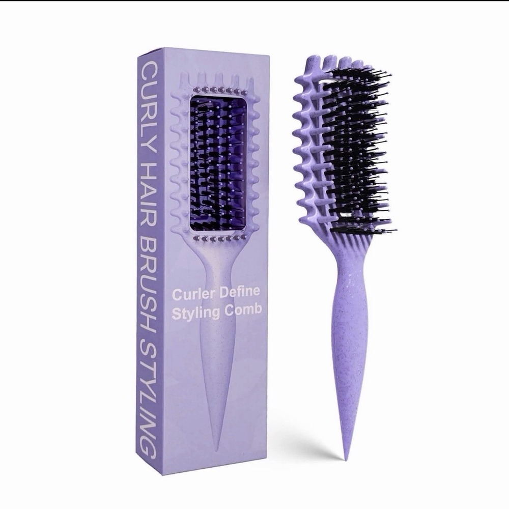 Curly Hair Brush Candybrush Curl Defining Brush for Detangling Shaping and De...